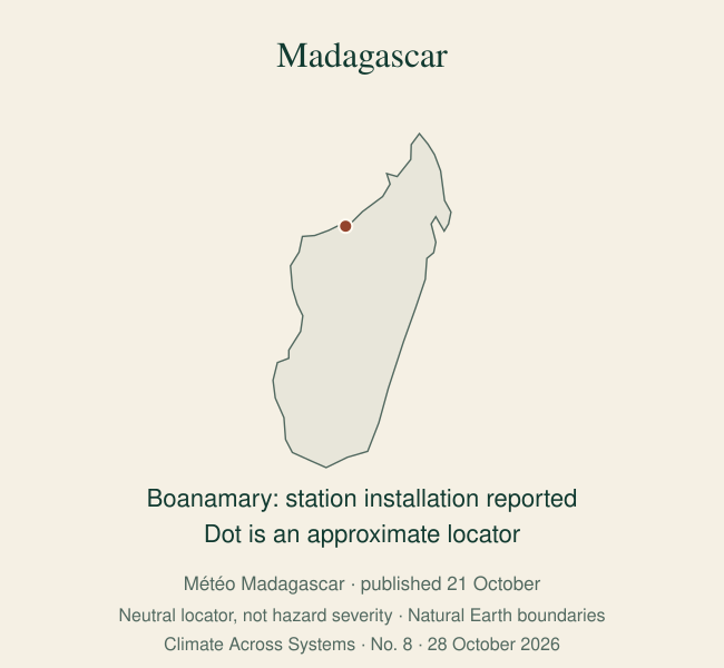 Neutral locator for madagascar; see the adjacent caption for evidence scope.