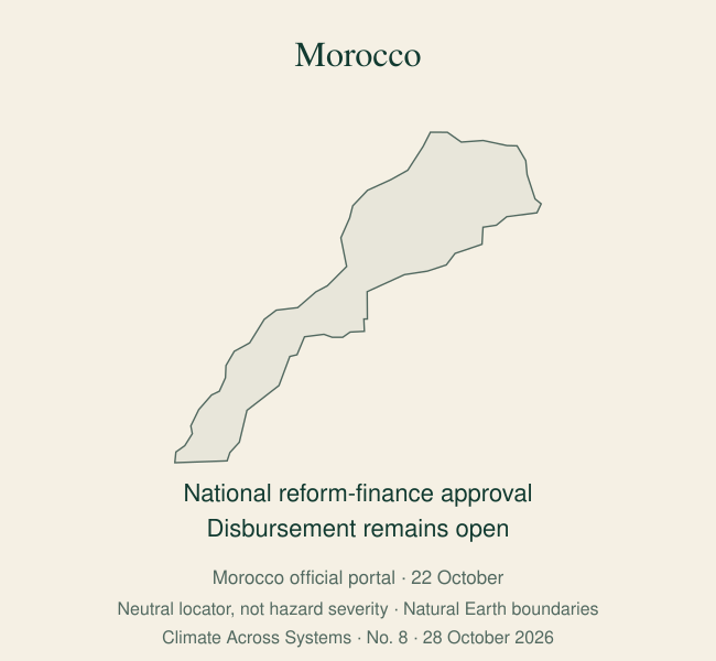 Neutral locator for morocco; see the adjacent caption for evidence scope.